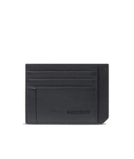 PIQUADRO W137 Tarjetero plano de cuero para tarjetas de crédito - Carteras Hombre