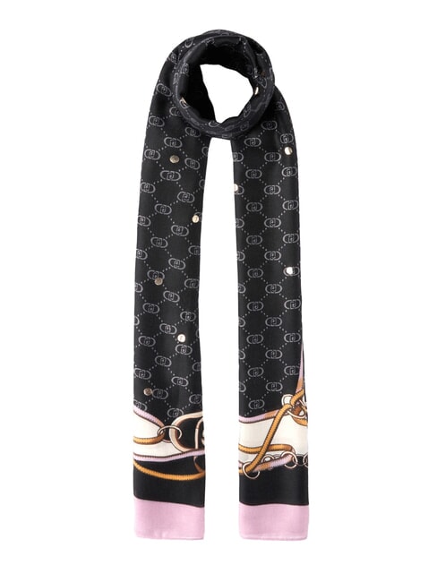 LIUJO LOGO Estola con estampado NEGRO - Bufandas