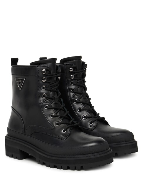 GUESS BADA2 Botines de piel NEGRO - Zapatos Mujer