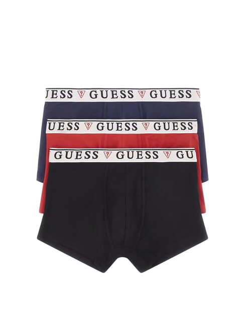 GUESS BRIAN HERO 3 pares de bóxers combinación azul y negro - Calzoncillos de hombre