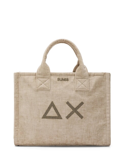 SUN68 CALI VELVET Bolso de mano, con bandolera beige - Bolsos Mujer