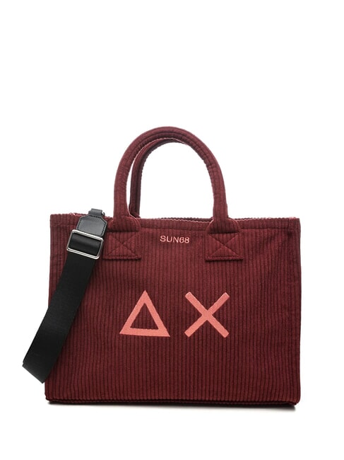 SUN68 CALI CORDUROY Bolso de mano, con bandolera Burdeos - Bolsos Mujer