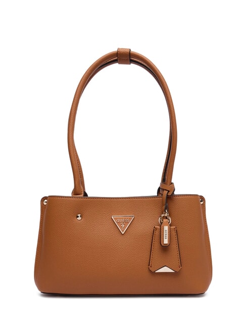 GUESS MERIDIAN 2 Bolso de hombro COGNAC - Bolsos Mujer