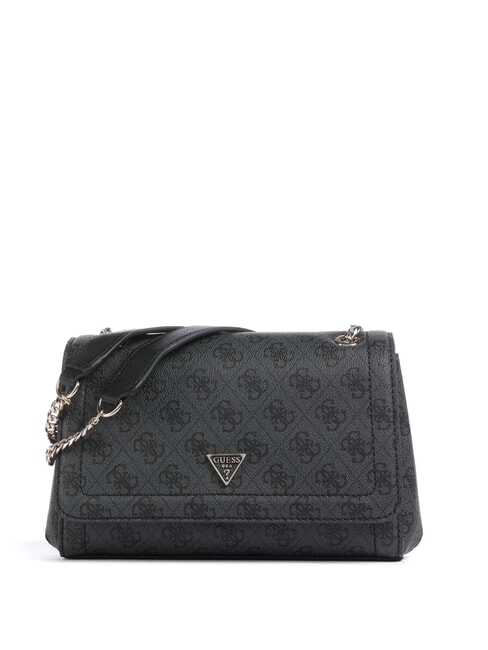 GUESS NOELLE 2 Bolso convertible con solapa bolsa de asas Vikky Large Roo Coalog - Bolsos Mujer