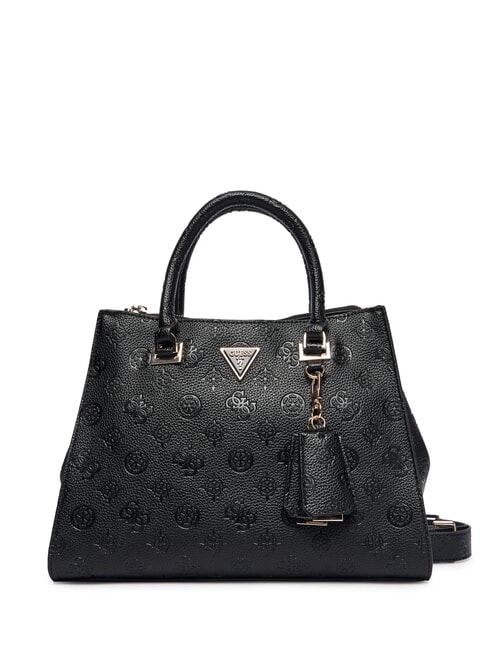 GUESS CRESIDIA II Bolso de mano con bandolera logotipo negro - Bolsos Mujer