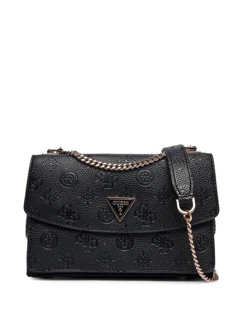 GUESS CRESIDIA II Bolso de hombro con solapa logotipo negro - Bolsos Mujer