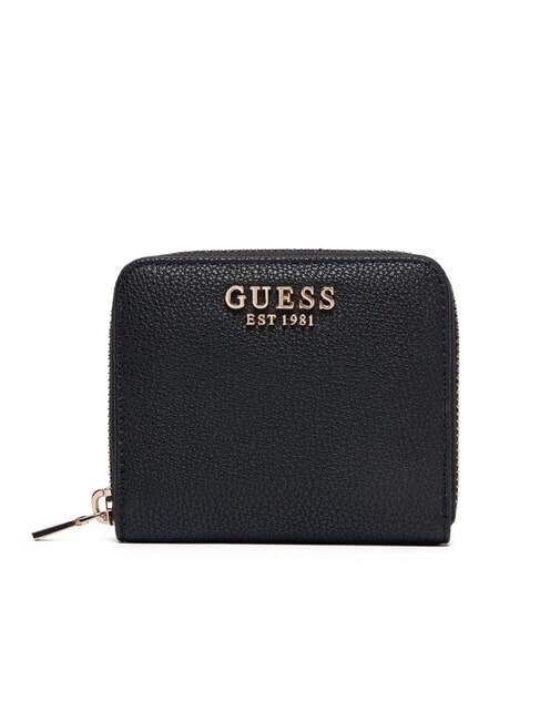 GUESS LAUREL 2 Cartera pequeña con cremallera NEGRO - Carteras Mujer