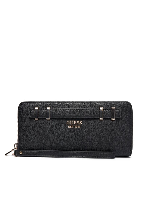 GUESS GREGORIA Cartera grande con cremallera y correa para la muñeca NEGRO - Carteras Mujer