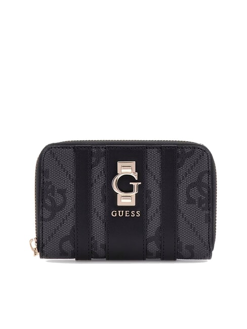 GUESS ERENIA Cartera mediana con cremallera bolsa de asas Vikky Large Roo Coalog - Carteras Mujer