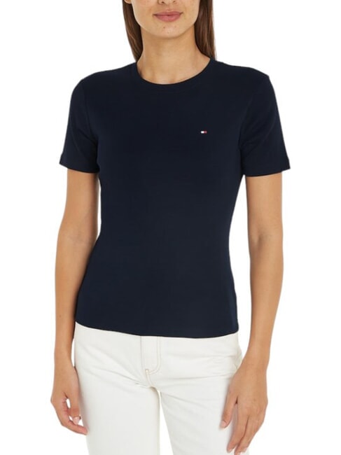 TOMMY HILFIGER TH Camiseta de algodón cielo del desierto - camiseta