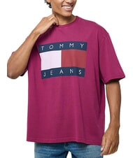 TOMMY HILFIGER TH JEANS Maxi Flag Camiseta de algod&oacute;n uva del valle - camiseta - 1