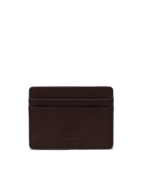 HERSCHEL CHARLIE Tarjetero plano café de achicoria - Carteras Hombre