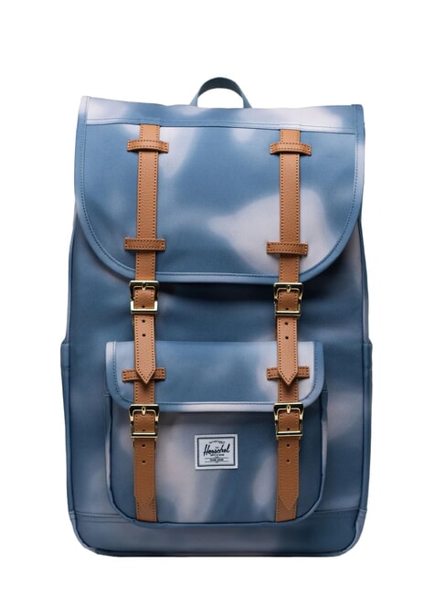 HERSCHEL LITTLE AMERICA MID mochila mediana espejismo azul amanecer tonal - Mochilas Escuela & Tiempo Libre