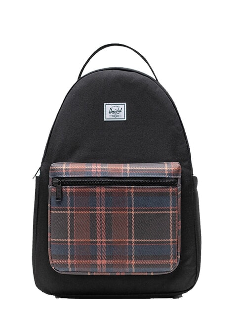 HERSCHEL NOVA  Mochila para PC de 14" cuadros negros de invierno - Mochilas Escuela & Tiempo Libre