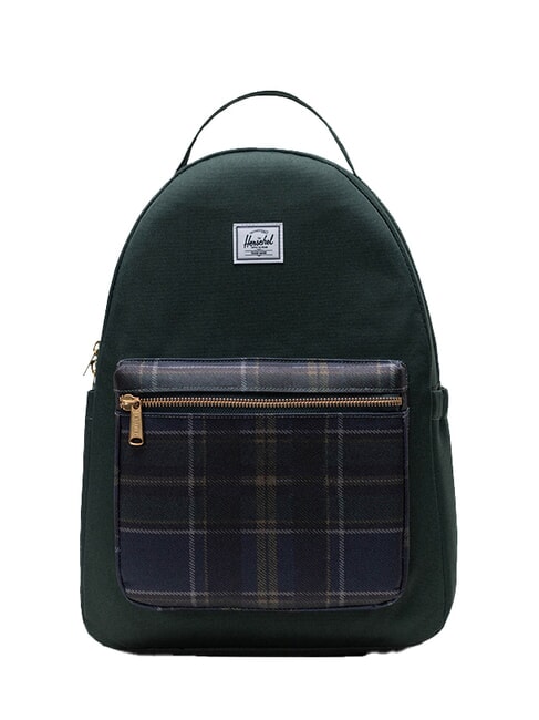 HERSCHEL NOVA  Mochila para PC de 14" cuadros de invierno de abeto más oscuro - Mochilas Escuela & Tiempo Libre