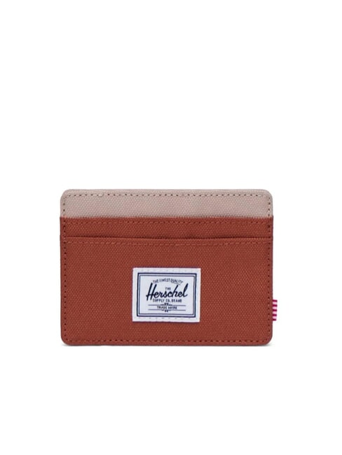 HERSCHEL CHARLIE  Tarjetero plano chutney/taupe claro - Carteras Mujer