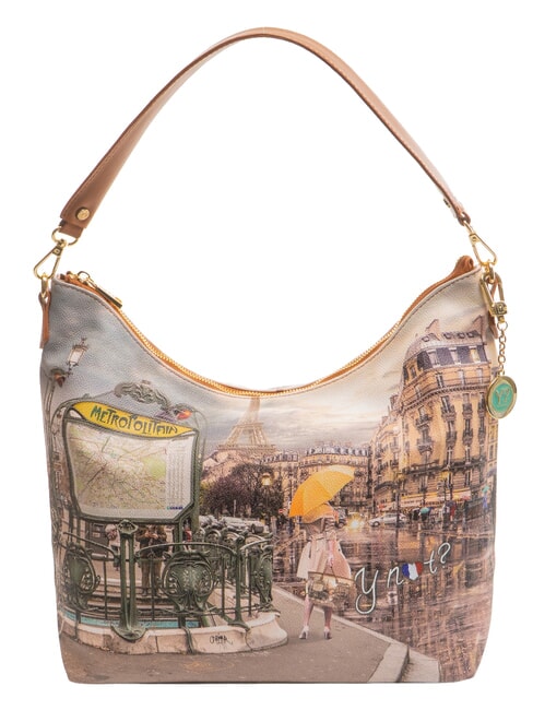 YNOT YESBAG Bolso de hombro tipo hobo Metro de París - Bolsos Mujer