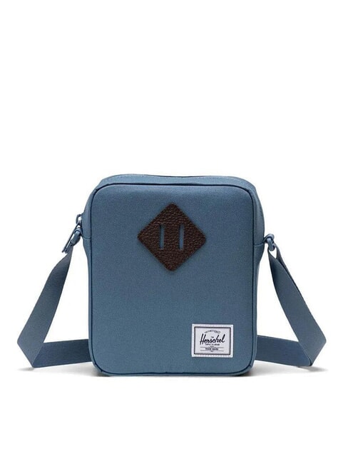 HERSCHEL HERITAGE Monedero pequeño azul acero - Bandoleras Hombre
