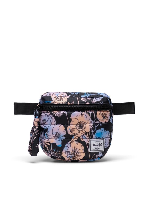 HERSCHEL SETTLEMENT QUILTED Mini riñonera acolchada cielos florales - Riñoneras