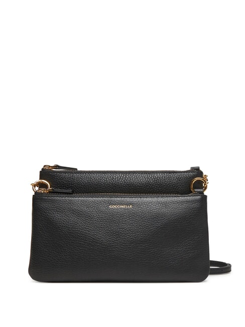 COCCINELLE YVONNE Bolso de hombro, en piel negro - Bolsos Mujer