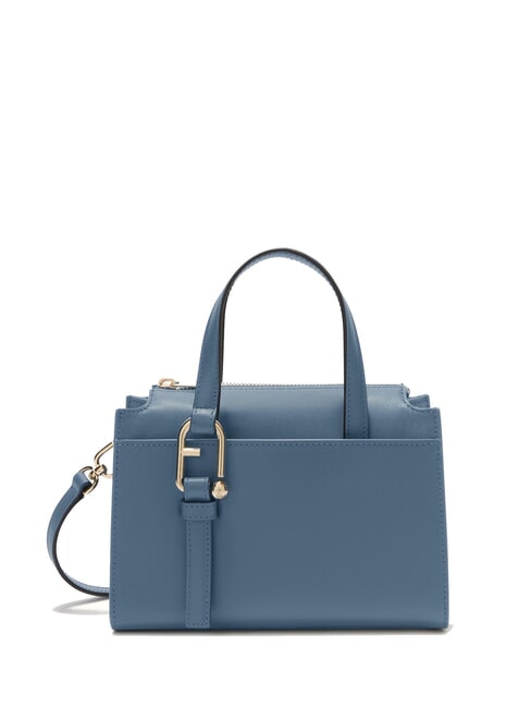 FURLA NUVOLA Mini bolso de mano, con bandolera azul grisáceo - Bolsos Mujer