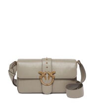 PINKO LOVE ONE CLASSIC SLOUCHY Bolso de hombro de piel - Bolsos Mujer