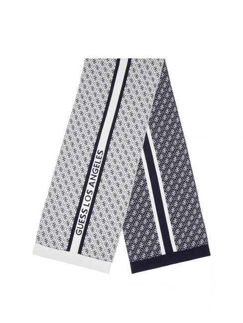 GUESS SEVYN 4G LOGO Bufanda 4g crema y azul - Bufandas