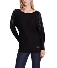 GUESS BAT SLEEVE LORETTA Suéter de cuello barco de corte relajado - Suéteres de mujer