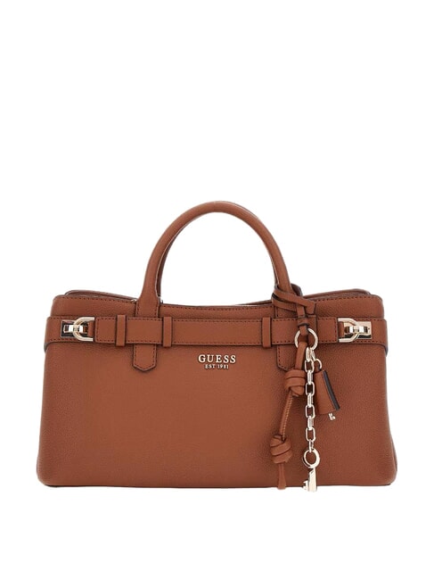 GUESS GREGORIA Bolso mediano con bandolera COGNAC - Bolsos Mujer