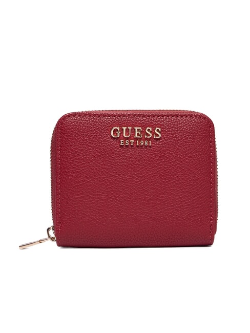 GUESS GREGORIA Cartera pequeña con cremallera ROJO - Carteras Mujer