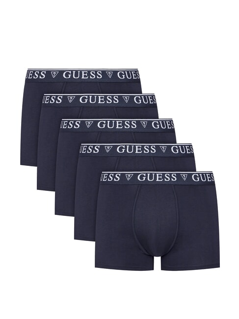 GUESS LOGO CLASSIC 5 boxers multicolores smartblue - Calzoncillos de hombre