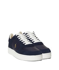 RALPH LAUREN MASTERS COURT Zapatillas con inserciones de piel de ante - Zapatos Hombre