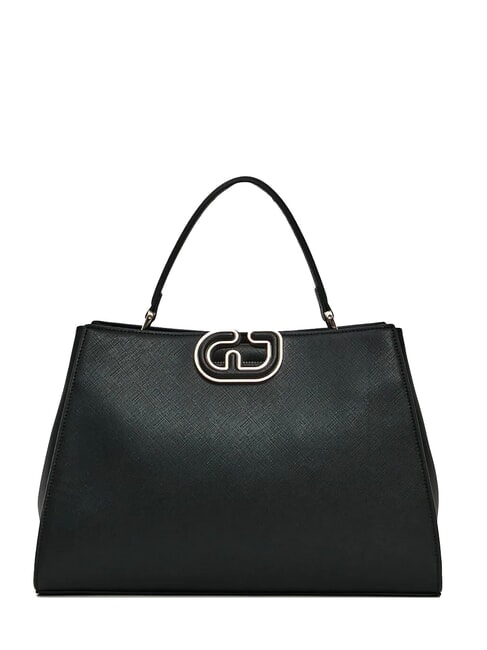 GAUDÌ DEMY WINTER L Bolso de mano con bandolera en piel saffiano NEGRO - Bolsos Mujer