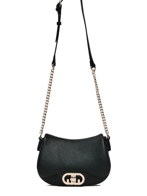 GAUDÌ ELLA Bolso de hombro con solapa NEGRO - Bolsos Mujer