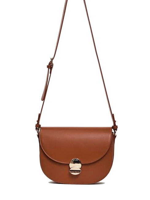 GAUDÌ EVELYN Bolso de hombro mediano con solapa bronceado - Bolsos Mujer