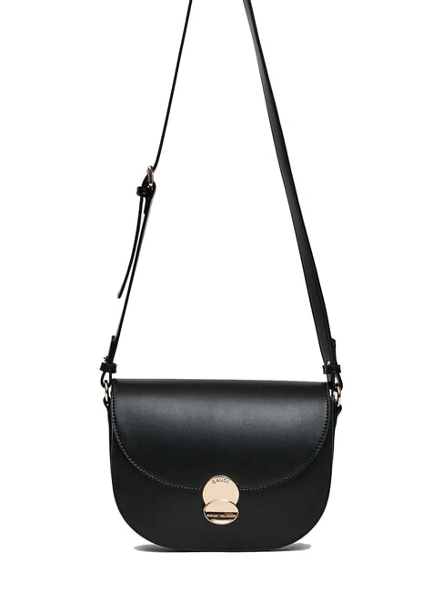 GAUDÌ EVELYN Bolso de hombro mediano con solapa NEGRO - Bolsos Mujer