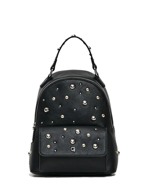 GAUDÌ ESTER Mochila con bolsillo y tachuelas NEGRO - Bolsos Mujer