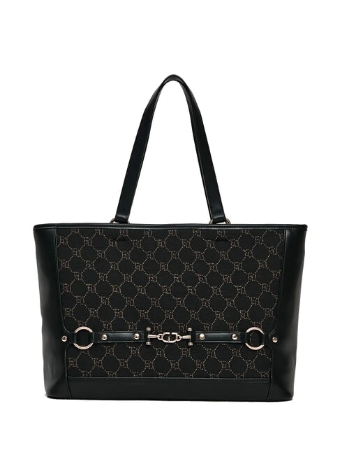 GAUDÌ NEW DIAZ Bolsa de compras con logotipo en jacquard NEGRO - Bolsos Mujer