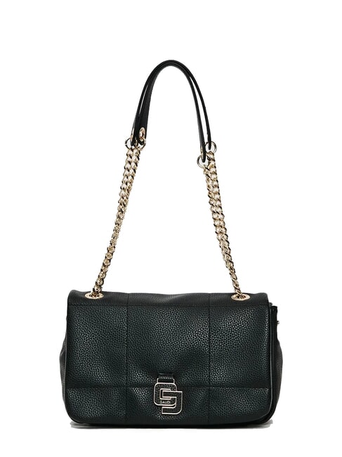 GAUDÌ ESMERALDA Bolso de hombro mediano con asas de cadena NEGRO - Bolsos Mujer
