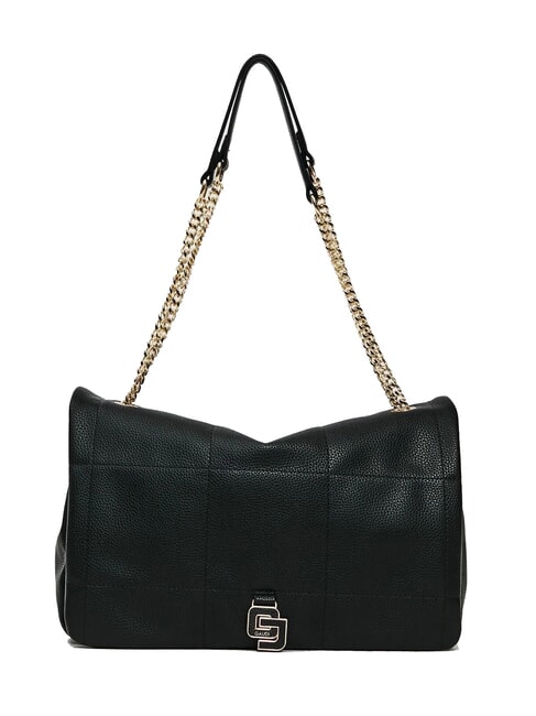 GAUDÌ ESMERALDA Bolso de hombro grande con asas de cadena NEGRO - Bolsos Mujer