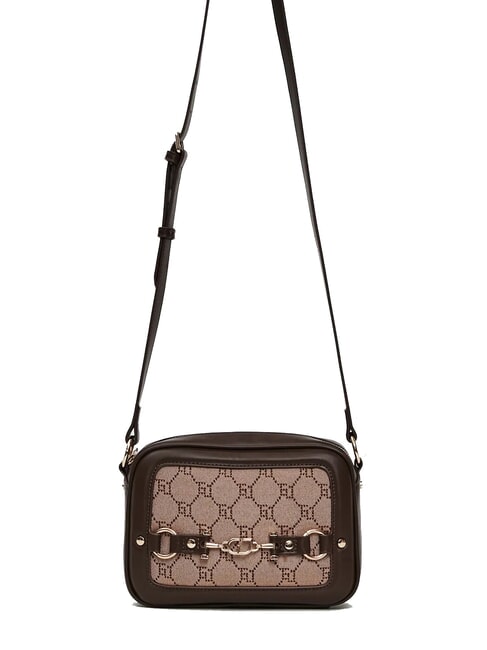 GAUDÌ NEW DIAZ Bolsa para cámara con logotipo en jacquard bronceado - Bolsos Mujer