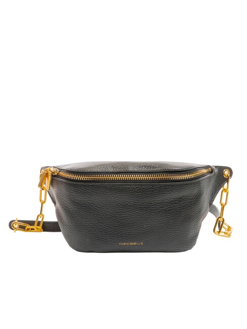 COCCINELLE LILY Mini bolso bandolera de piel negro - Bolsos Mujer