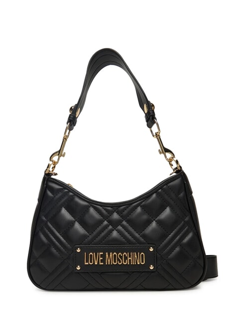 LOVE MOSCHINO QUILTED Bolsa de doble función negro - Bolsos Mujer