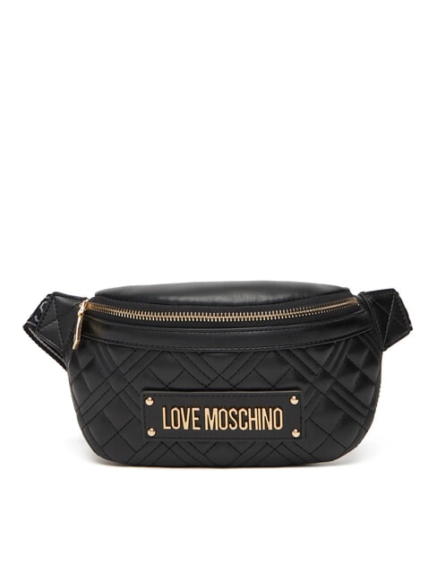 LOVE MOSCHINO QUILTED Bolso de hombro negro - Bolsos Mujer