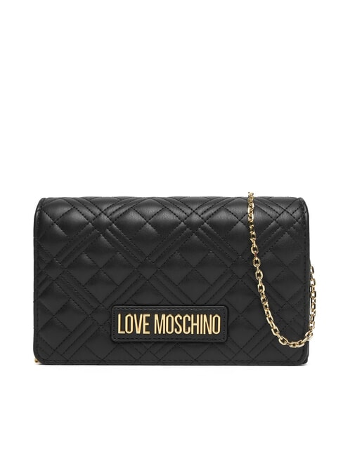 LOVE MOSCHINO SMART DAILY Bolso de mano con bandolera metálica negro - Bolsos Mujer