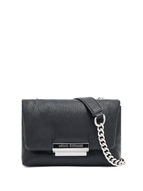ARMANI EXCHANGE A|X Mini bolso de hombro con solapa negro - Bolsos Mujer