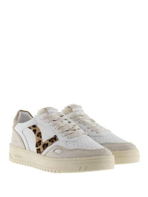 VICTORIA SEUL Zapatillas de mujer con logo animalier camello - Zapatos Mujer