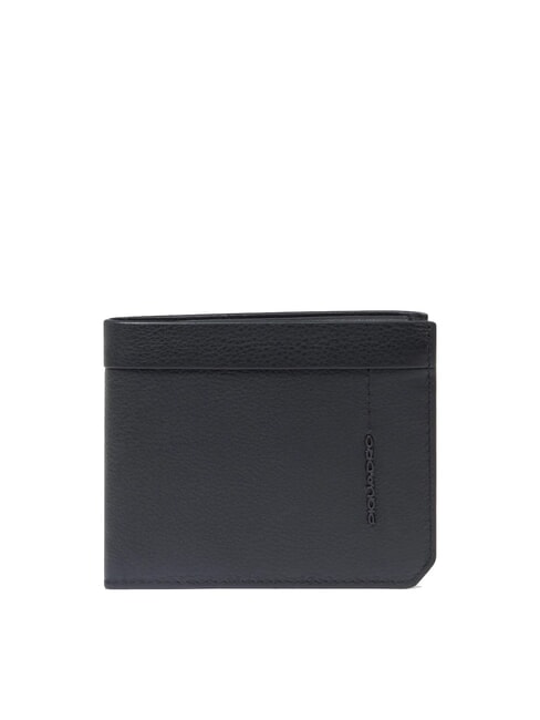 PIQUADRO W137 Cartera de cuero negro - Carteras Hombre