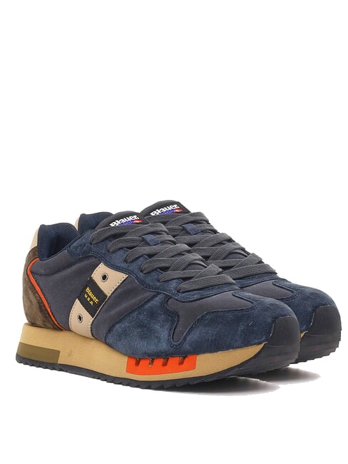 BLAUER QUEENS  Zapatillas deportivas para hombre azul marino/gris - Zapatos Hombre