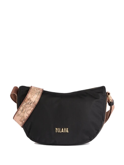 ALVIERO MARTINI PRIMA CLASSE STORMY NYLON Bolso de hombro pequeño con forma de media luna negro - Bolsos Mujer